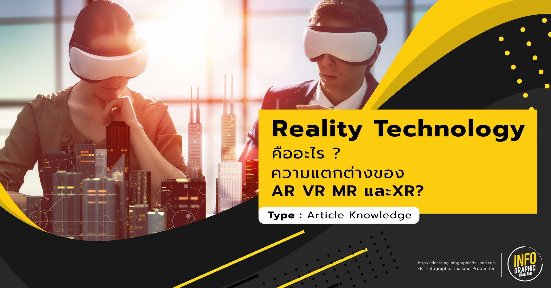 Reality Technology คืออะไร ? ความแตกต่างของ AR VR MR และ XR