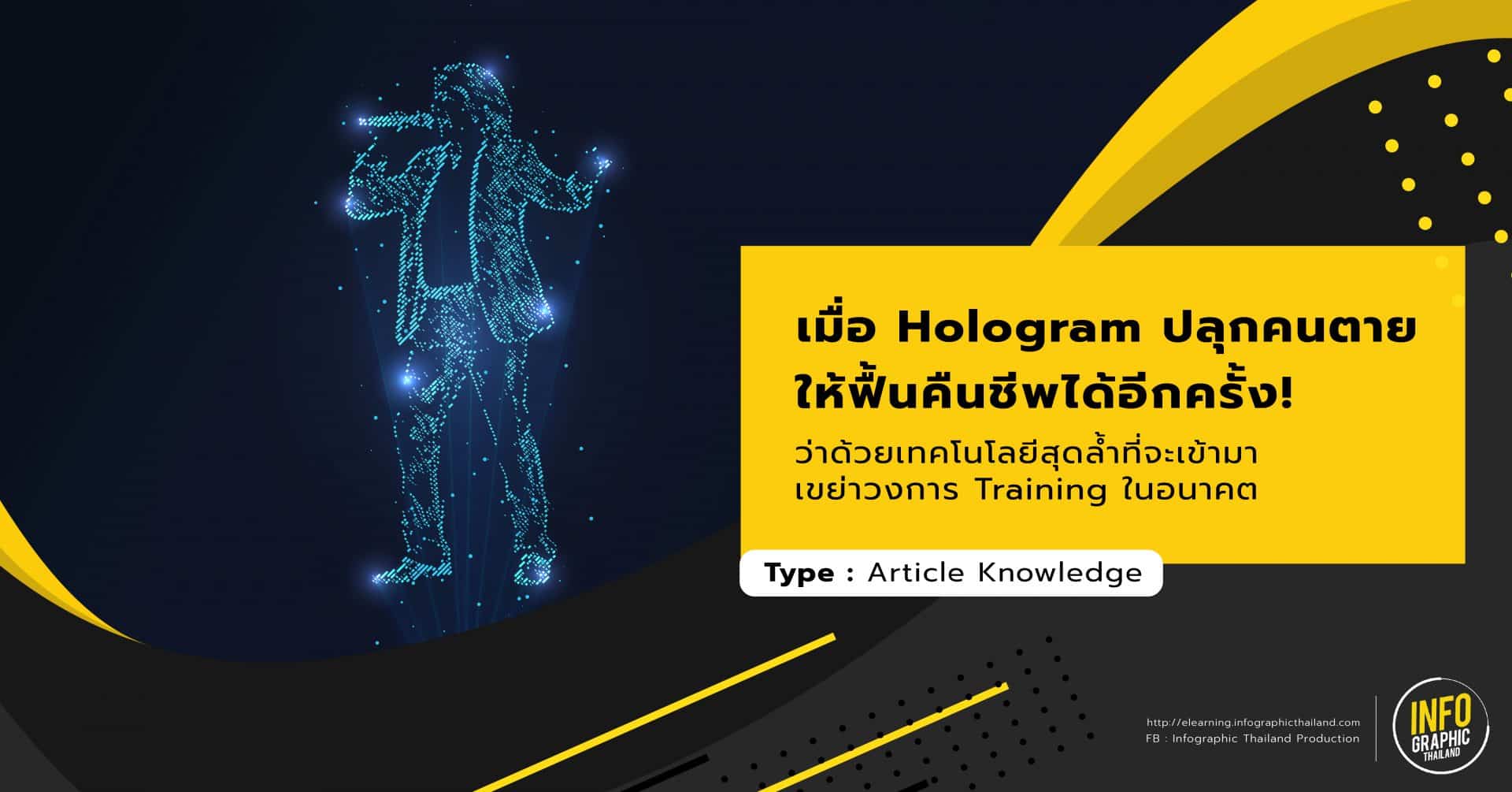 เมื่อ Hologram ปลุกคนตายให้ฟื้นคืนชีพได้อีกครั้ง !  ว่าด้วยเทคโนโลยีสุดล้ำที่จะมาเขย่าวงการ Training ในอนาคต