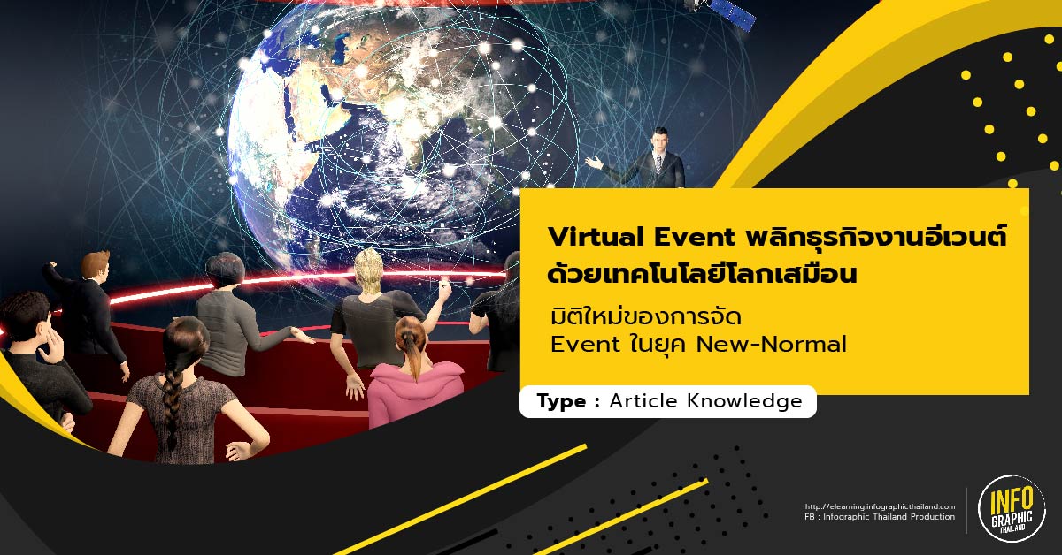 Virtual Event พลิกธุรกิจงานอีเวนต์ ด้วยเทคโนโลยีโลกเสมือน  มิติใหม่ของการจัด Event ในยุค New-Normal