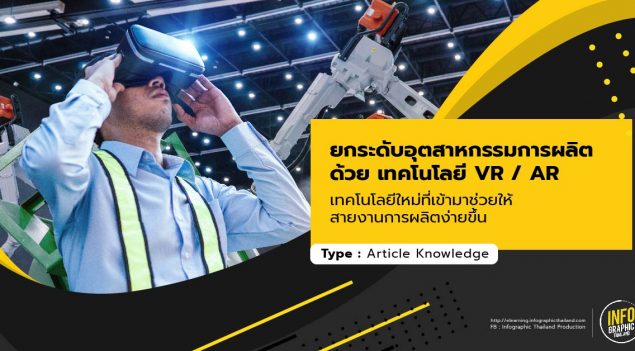 ยกระดับอุตสาหกรรมการผลิตด้วยเทคโนโลยี VR/AR เทคโนโลยีที่จะเข้ามาช่วยปฏิวัติให้กับวงการอุตสาหกรรมการผลิต